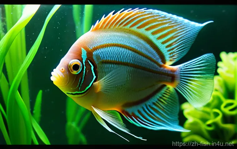 관상어 전용 보험 - **Prompt 1: The "Life Green Card" for a Beloved Fish**
    A close-up, highly detailed shot of a lar...