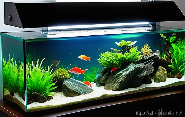 관상어 전용 보험 - **Prompt 1: The "Life Green Card" for a Beloved Fish**
    A close-up, highly detailed shot of a lar...