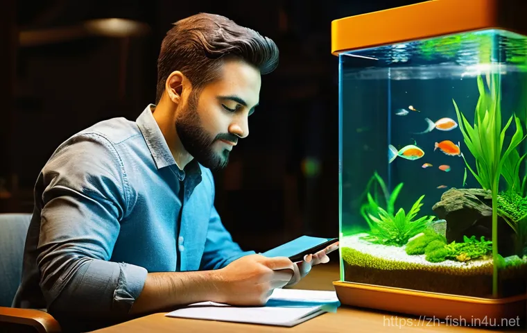 관상어 전용 보험 - **Prompt 2: Tranquil Aquascape with Protected Exotic Fish**
    A wide-angle, serene view of a stunn...