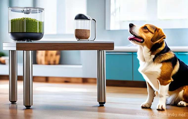 자동 먹이 공급기 - **Prompt 1: Remote Monitoring for Peace of Mind**
    A professional young woman, in her late 20s or...