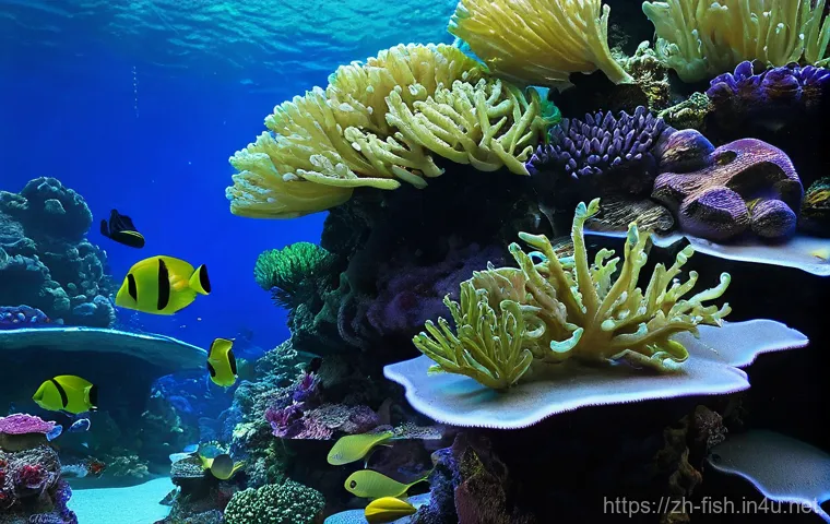 해수어 라이브 락 - **Image Prompt: "The Unseen Heartbeat of the Ocean"**
    A highly detailed, artistic macro shot sho...