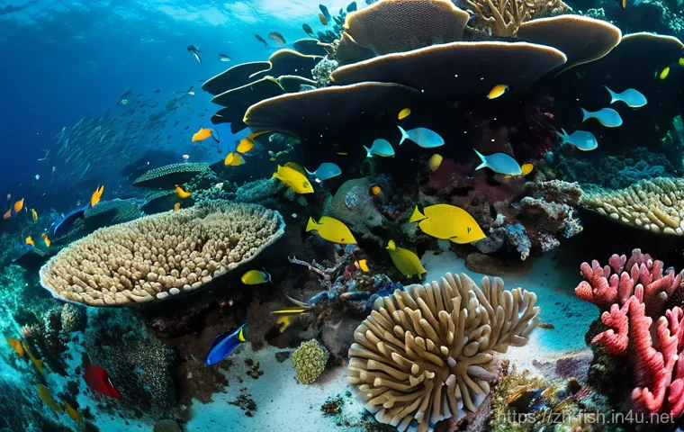 새우와 물고기 공생 - **"A dynamic medium shot showcasing the diligent work of a Cleaner Shrimp in a crystal-clear tropica...