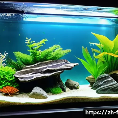 관상어 동영상 유튜브 채널 - **Prompt 1: Beginner's Delight with a Vibrant Home Aquarium**
    "A cozy living room scene featurin...
