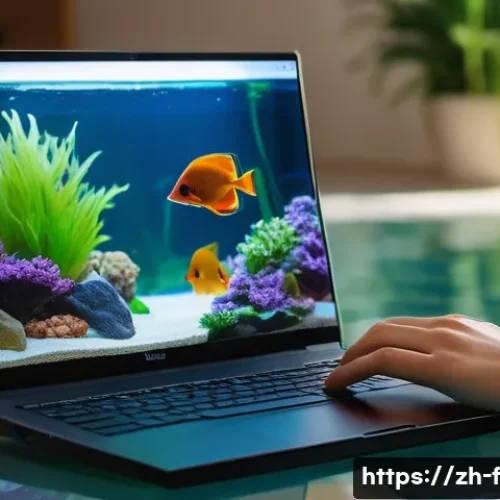 물고기 분양 사이트 - **Prompt**: A young adult, with a thoughtful and focused expression, is meticulously examining healt...